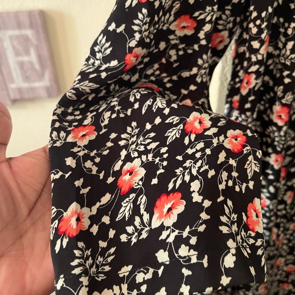 Pretty Little Things Plus Size Womens feminine floral dress with slits size 16 - Picture 4 of 14